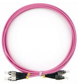 Шнур оптический duplex FC-FC 50/ 125 mm OM4 2м LSZH Cabeus FOP-50-OM4-FC-FC-2m