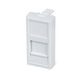 Cabeus FP-22,5-1M Вставка 45x22,5 (Mosaic) для 1 модуля формата Keystone Jack Cabeus FP-22,5-1M Вставка 45x22,5 (Mosaic) для 1 модуля формата Keystone Jack