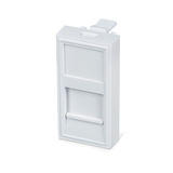 Вставка 45x22, 5 для 1 модуля формата Keystone Jack Cabeus FP-22, 5-1M (Mosaic) FP-22,5-1M