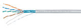 Кабель витая пара экранированная FTP Cabeus FTP-4P-Cat.5e-SOLID-LSZH-GY (F/ UTP)