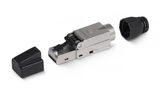 Cabeus 8P8C-SH-C6+-TWP -TWP Коннектор с фиксатором кабеля и колпачком RJ-45(8P8C) под витую пару
