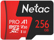 Netac P500 Extreme Pro MicroSDXC 256GB V30/A1/C10 up to 100MB/s Netac P500 Extreme Pro MicroSDXC 256GB V30/A1/C10 up to 100MB/s