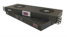 Hyperline TRFA-WB-MICR-2F-RAL9004 Модуль вентиляторный 19"