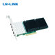 Сетевая карта LR-Link 4 порта 25G на чипе Intel E810 Сетевая карта LR-Link 4 порта 25G на чипе Intel E810
