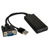 Переходник VGA вилка на HDMI розетка активный Kramer ADC-GM/ HF ADC-GM/HF