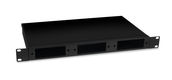 Cabeus FO-19-3FP-BK Кросс бокс оптический 19" 1U на 3 адаптерные панели