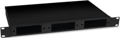 Cabeus FO-19-3FP-BK Кросс бокс оптический 19" 1U на 3 адаптерные панели