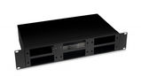 Кросс бокс оптический 19&amp;quot; 2U на 6 адаптерных панелей Cabeus FO-19-6FP-BK