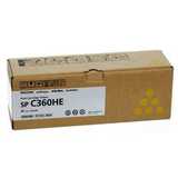 Принт-картридж тип SPC360HE желтый для Ricoh SP C360DNw/ C360SNw/ C360SFNw/ C361SFNw (408187) (5 000 стр)