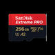 Карта памяти Sandisk Extreme Pro microSDXC 256GB + SD Adapter + Rescue Pro Deluxe 200MB/s