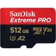 Карта памяти Sandisk Extreme Pro microSDXC 512GB + SD Adapter + Rescue Pro Deluxe 200MB/s