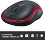 Мышь беспроводная Logitech M185 Swift Grey (серая, оптическая, 1000dpi, 2.4 GHz/USB-ресивер) (M/N: MR0087 / CU0019)
