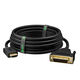 Greenconnect HDMI (m) - DVI-D (m) черный 20м Greenconnect HDMI (m) - DVI-D (m) черный 20м