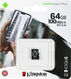 Карта памяти Kingston 64GB microSDXC Canvas Select Plus 100R A1 C10 Single Pack w/o Adapter Карта памяти Kingston 64GB microSDXC Canvas Select Plus 100R A1 C10 Single Pack w/o Adapter