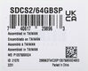 Карта памяти Kingston 64GB microSDXC Canvas Select Plus 100R A1 C10 Single Pack w/o Adapter Карта памяти Kingston 64GB microSDXC Canvas Select Plus 100R A1 C10 Single Pack w/o Adapter