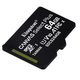 Карта памяти Kingston 64GB microSDXC Canvas Select Plus 100R A1 C10 Single Pack w/ o Adapter SDCS2/64GBSP&nbsp;<img style='position: relative;margin:0' src='/image/only_to_order_edit.gif' alt='На заказ' title='На заказ' />