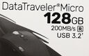 Флеш-накопитель Kingston 128GB DataTraveler Micro 200MB/s Metal USB 3.2 Gen 1 Флеш-накопитель Kingston 128GB DataTraveler Micro 200MB/s Metal USB 3.2 Gen 1