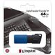 Флеш-накопитель Kingston 64GB USB 3.2 Gen 1 DataTraveler Exodia M (Black + Blue) Флеш-накопитель Kingston 64GB USB 3.2 Gen 1 DataTraveler Exodia M (Black + Blue)