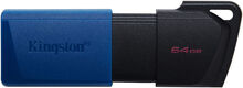 Флеш-накопитель Kingston 64GB USB 3.2 Gen 1 DataTraveler Exodia M (Black + Blue) Флеш-накопитель Kingston 64GB USB 3.2 Gen 1 DataTraveler Exodia M (Black + Blue)