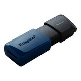 Флеш-накопитель Kingston 64GB USB 3.2 Gen 1 DataTraveler Exodia M (Black + Blue) DTXM/64GB