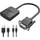 Мультимедиа конвертер Vention VGA M/HDMI F/mini Jack 3.5 mm F/micro USB 2.0 Type-B F (ACNBB)