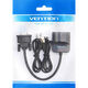 Мультимедиа конвертер Vention VGA M/HDMI F/mini Jack 3.5 mm F/micro USB 2.0 Type-B F (ACNBB)