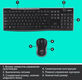 Комплект беспроводной Logitech MK270 (клавиатура+мышь) ЛАТИНИЦА (арт. 920-003381, M/N: MR0085 / Y-R0042 / C-U0010)