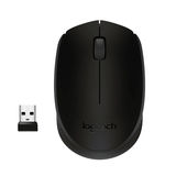 Мышь беспроводная Logitech M171 Black (черная, оптическая, 1000dpi, 2.4 GHz/ USB-ресивер) (арт. 910-004643, M/ N: M-R0060 / C-U0010)