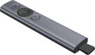 Презентер Logitech Spotlight Slate (серый, Bluetooth/2.4 GHz, перезаряжаемая литий-полимерная батарея 85мАч, 3D-акселерометр, гироскоп, кабель для зарядки, чехол) (арт. 910-004867, M/N: R-R0011 / C-U0016) Презентер Logitech Spotlight Slate (серый, Bluetooth/2.4 GHz, перезаряжаемая литий-полимерная батарея 85мАч, 3D-акселерометр, гироскоп, кабель для зарядки, чехол) (арт. 910-004867, M/N: R-R0011 / C-U0016)