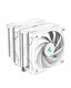 DEEPCOOL AK620 WH LGA20XX/1700/1200/115X/AM5/AM4 (8шт/кор, TDP 260W, PWM, DUAL Fan 120mm, 6 тепл. трубок, белый) RET