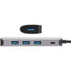 Мультифункциональный хаб VCOM USB 3.1 Type C M/4 x USB 3.0 F/USB Type C F (CU4383)