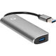 Мультифункциональный хаб VCOM USB 3.1 Type C M/4 x USB 3.0 F/USB Type C F (CU4383A)