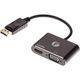 Кабель-переходник VCOM DisplayPort M/HDMI F/VGA F (CG640M-0.15) Кабель-переходник VCOM DisplayPort M/HDMI F/VGA F (CG640M-0.15)