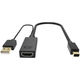 Кабель-переходник VCOM HDMI F/Mini DisplayPort M (CG497-0.15M)