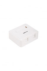 Корпус настенной розетки для установки 2-х вставок типа Keystone Jack WRline WR-MB-2
