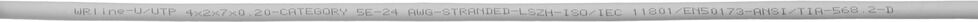 WRline WR-PC-RJ45-UTP-5E-1.5-GY Патч-корд U/UTP WRline WR-PC-RJ45-UTP-5E-1.5-GY Патч-корд U/UTP