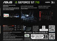 ASUS GT710-SL-2GD3-BRK-EVO//GT710 VGA DVI HDMI 2GD3; 90YV0I70-M0NA00