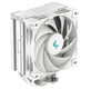 DEEPCOOL AK400 WH LGA1700/1200/115X/AM5/AM4 (18шт/кор, TDP 260W, PWM, Fan 120mm, 4 тепл. Трубки, белый) RET