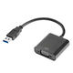 Конвертер-переходник Greenconnect USB 3.0/VGA 15F (GCR-53395)