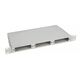 Cabeus FO-CS-19-3FP-GY Кросс бокс оптический 19" 1U на 3 адаптерные панели Cabeus FO-CS-19-3FP-GY Кросс бокс оптический 19" 1U на 3 адаптерные панели