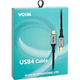 Кабель VCOM USB Type-C M/USB Type-C M (CU541M-1.2M)