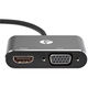 Кабель-переходник VCOM USB 3.0 AM/HDMI F+VGA F (CU322M) Кабель-переходник VCOM USB 3.0 AM/HDMI F+VGA F (CU322M)