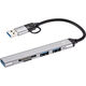 Адаптер VCOM USB 2.0 Type-C+USB 2.0 Type-AM/USB 3.0+2 x USB 2.0 Type-AF+TF+SD (DH297) Адаптер VCOM USB 2.0 Type-C+USB 2.0 Type-AM/USB 3.0+2 x USB 2.0 Type-AF+TF+SD (DH297)