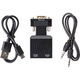 Переходник VCOM HDMI F/VGA M+mini jack 3.5 mm M+microUSB M (CA337A)
