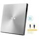 Asus SDRW-08U9M-U/SIL/G/AS серебристый USB slim ultra slim M-Disk Mac внешний RTL