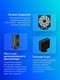 Кулер для процессора Deepcool AG400 BK ARGB [R-AG400-BKANMC-G-2]