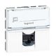 Legrand 076554 РОЗЕТКА RJ 45 - ПРОГРАММА MOSAIC - КАТЕГОРИЯ 5Е - UTP 8 контактов - 2 МОДУЛЯ - БЕЛЫЙ - LCS2