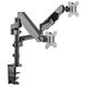 ONKRON G140 чёрный {Для двух экранов диагональю 13
