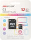Micro SecureDigital 32GB Hikvision HS-TF-C1(STD)/32G/Adapter <HS-TF-C1(STD)/32G/Adapter> (с SD адаптером) R/W Speed 92/20MB/s Micro SecureDigital 32GB Hikvision HS-TF-C1(STD)/32G/Adapter <HS-TF-C1(STD)/32G/Adapter> (с SD адаптером) R/W Speed 92/20MB/s