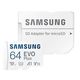 Micro SecureDigital 64Gb Samsung SDXC EVO+ 64GB V10 W/A MB-MC64KA/EU